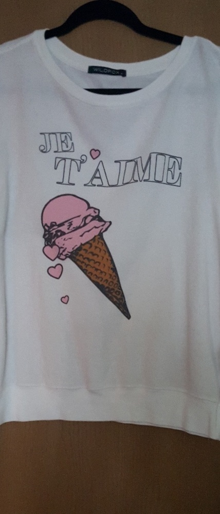 Wildfox White Sweatshirt Size M